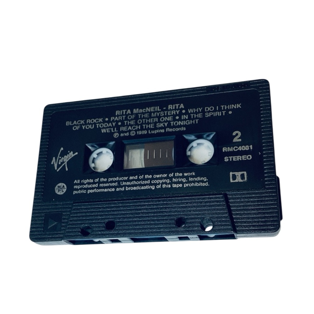 🦄 1989 Rita MacNeil - Rita Cassette Tape - Picture 9 of 9
